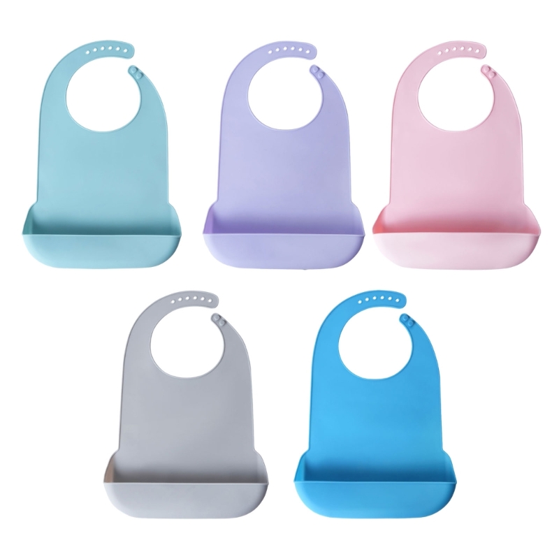 Silicone Adult Bib Waterproof  - огляд і ціна Waterproof Baby Bibs Silicone