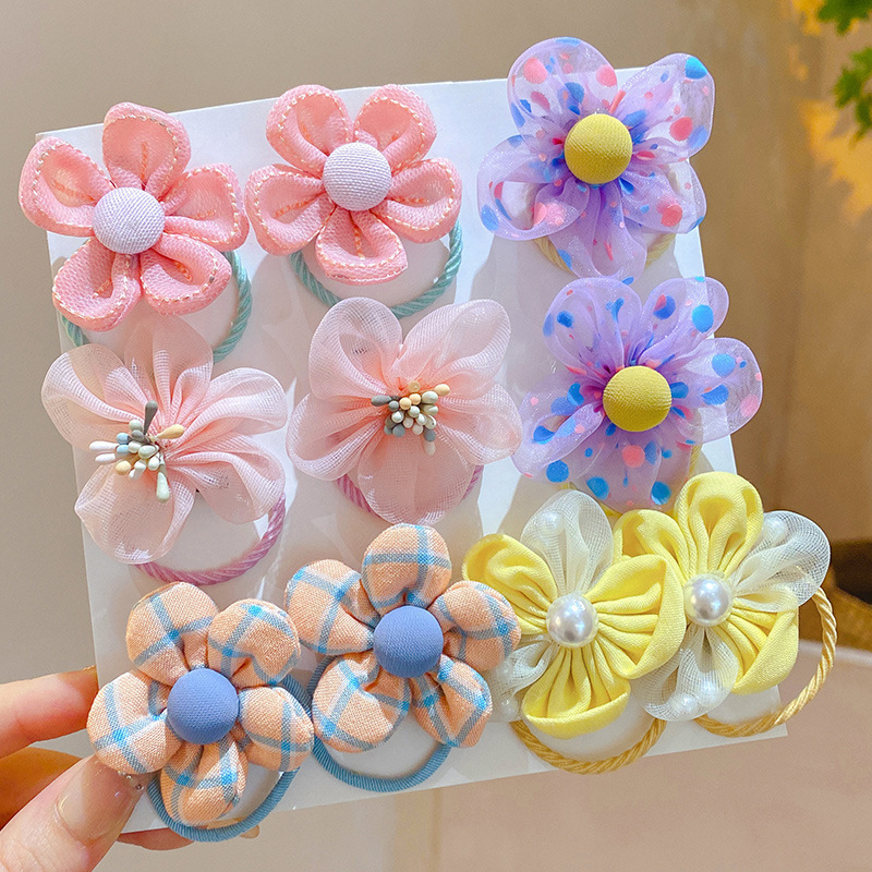 10Pcs Children's Mesh Flower H - огляд і ціна Baby Gear