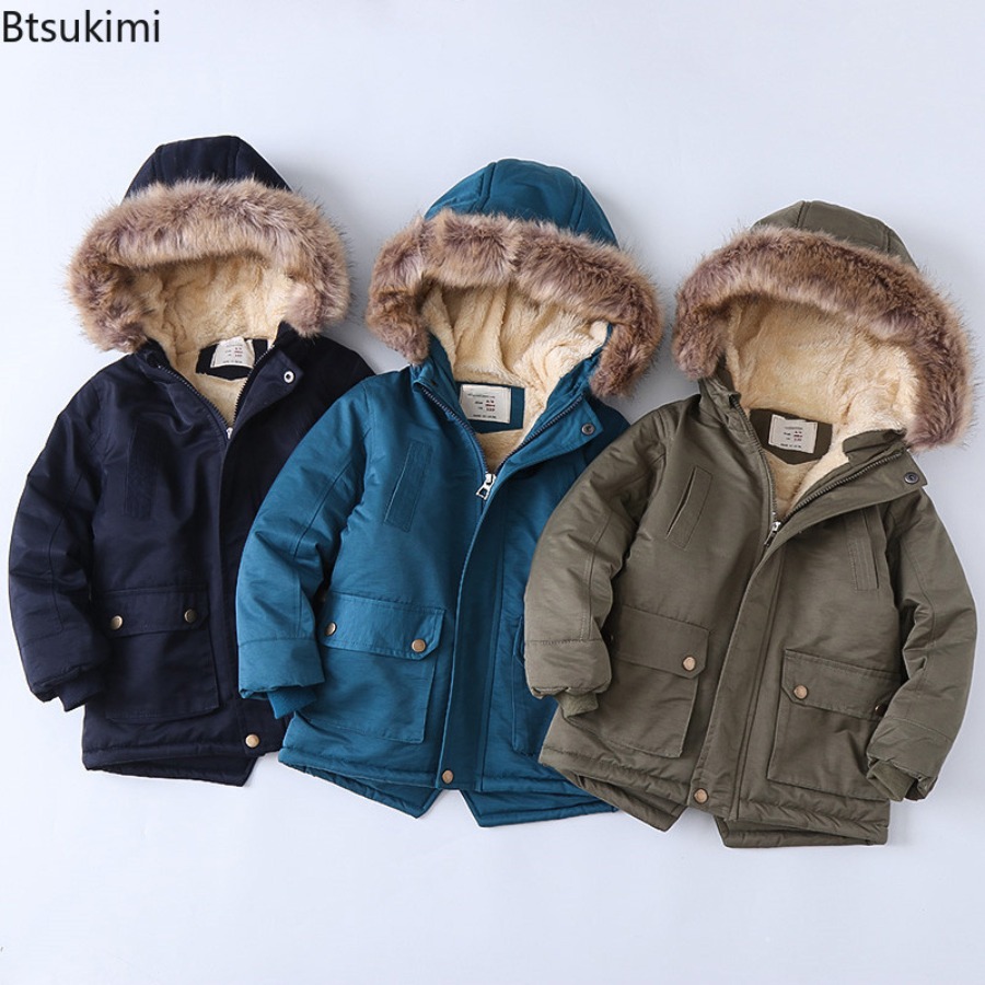 Children's Fleece-lined Coats  - огляд і ціна Toddler Boy Winter Fleece Jacket