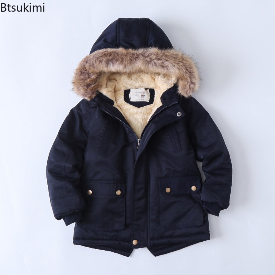Children's Fleece-lined Coats  - огляд і ціна Toddler Boy Winter Fleece Jacket