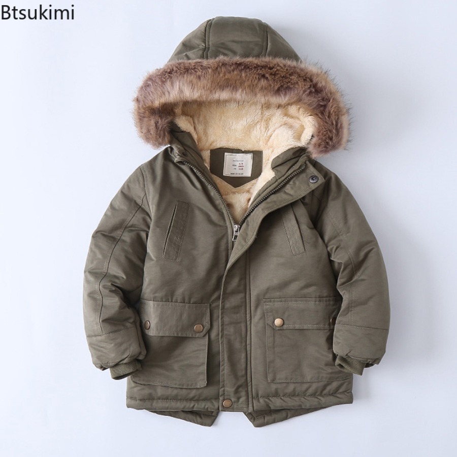 Children's Fleece-lined Coats  - огляд і ціна Toddler Boy Winter Fleece Jacket