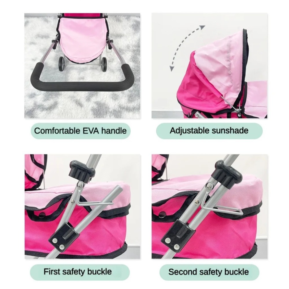 Doll Stroller for Kids Foldabl - огляд і ціна Lightweight Foldable Baby Stroller Compact