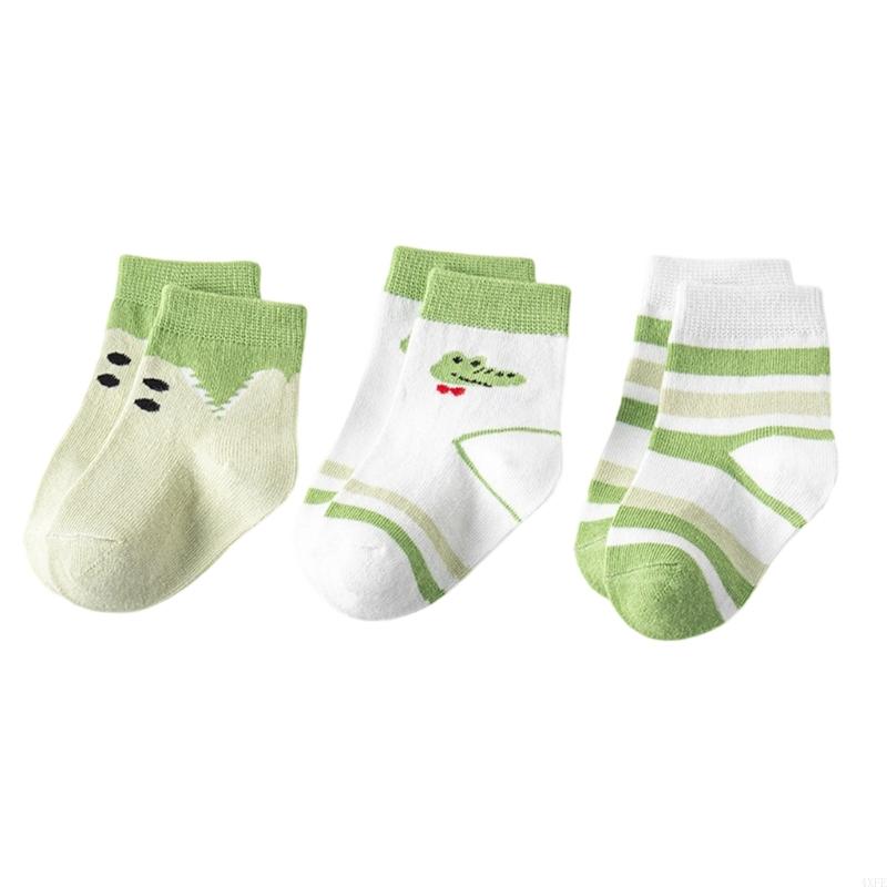  3 Pairs Baby Cotton Socks Non - огляд і ціна Unisex Baby Socks Non Slip