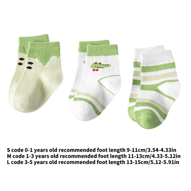  3 Pairs Baby Cotton Socks Non - огляд і ціна Unisex Baby Socks Non Slip